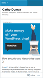 Mobile Screenshot of cathydumas.com