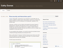 Tablet Screenshot of cathydumas.com